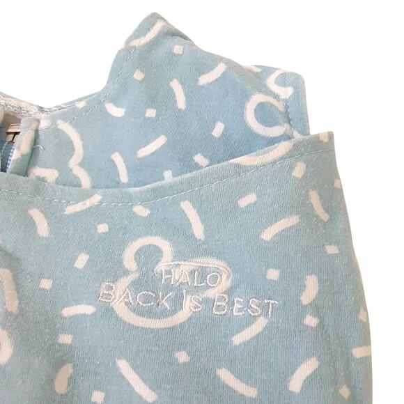 Halo Sleep Sack Swaddles Disney Baby Mickey Mouse 2pc Blue & Gray Gender Neutral - Picture 5 of 12